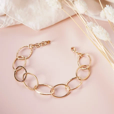 Bracelet grosse maille femme
