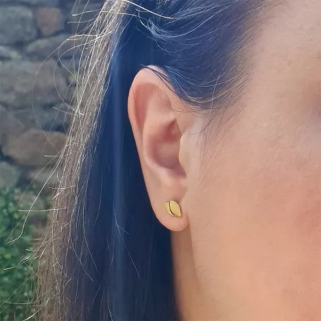 Petites boucles d'oreilles feuilles